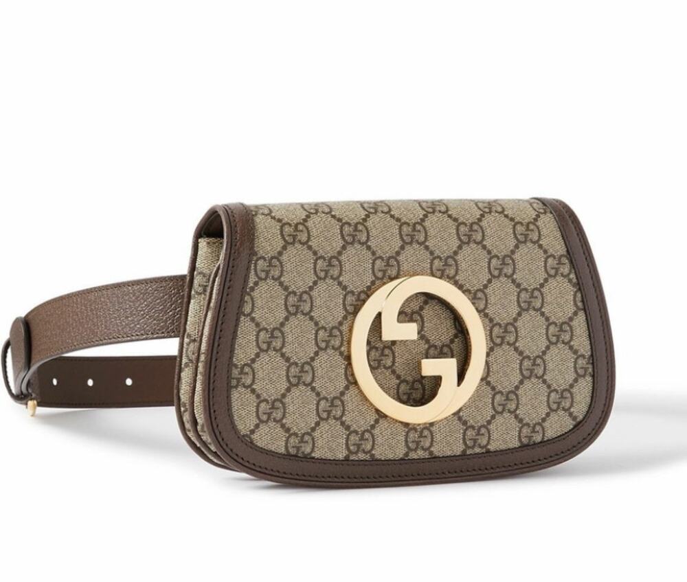 Gucci Blondie Interlocking GG Monogram Supreme Belt Bum Bag Clutch 90